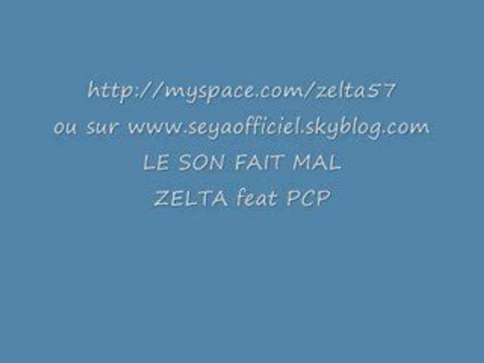 RAP ZELTA feat PCP ( Le son fait mal )