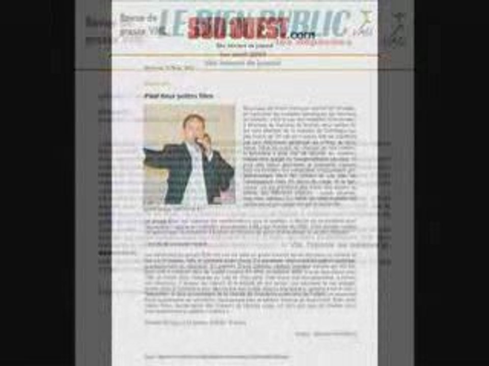 Archives Revue de Presse VML Janvier-Avril 2009