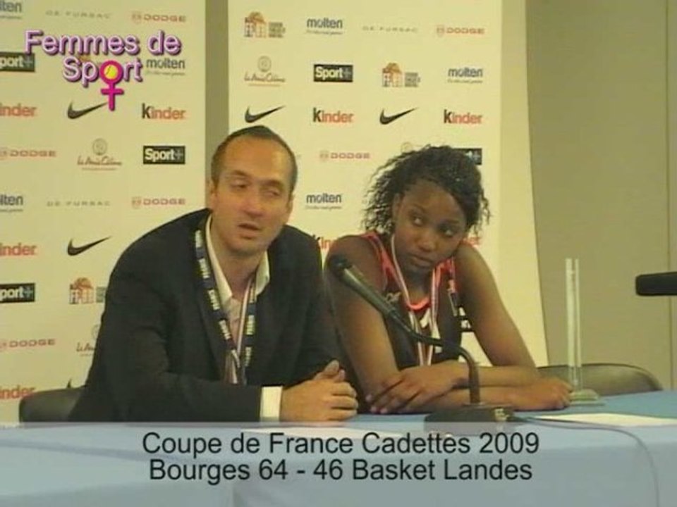Basket - Finale Coupe de France Cadettes 2009 - ITV