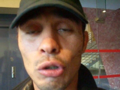 Le champion de boxe Brahim Asloum au Vélodrome