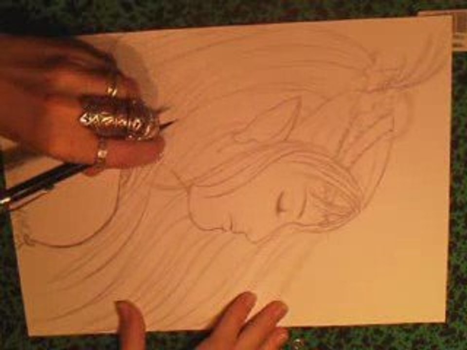 Speed Drawing elfe