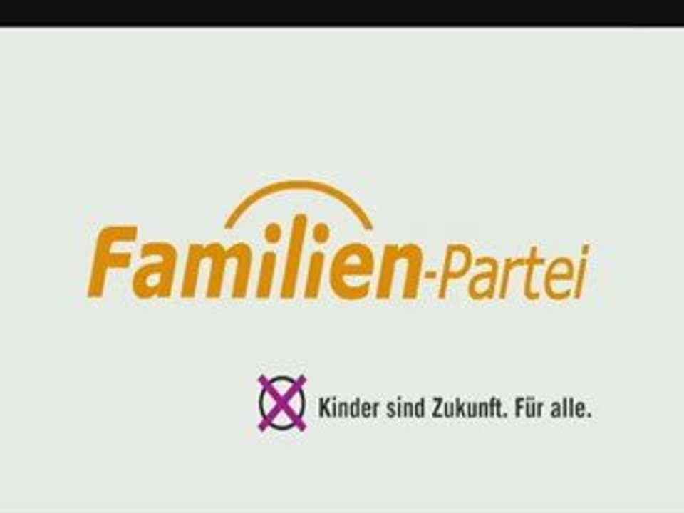 Europawahl TV-Spot der Familien-Partei - Rettet die Kinder
