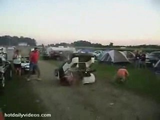 Golf Cart Flip