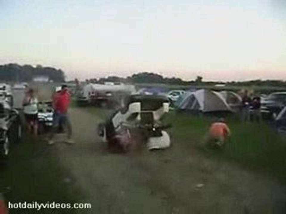 Golf Cart Flip