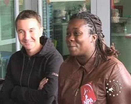 Conférence de presse liste NPA Ile-de-France 15/05/09