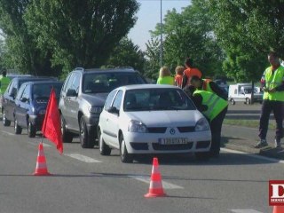 Manif des salariés de l'entreprise Maxit à Horboorug-Wihr