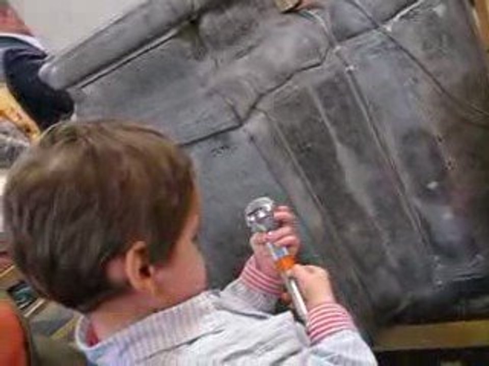 Clément au baptême de Rose
