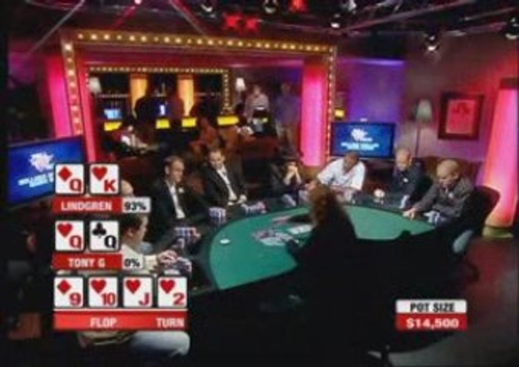 Poker Million Dollar Cash Game Tony G clashes Erik Seidel