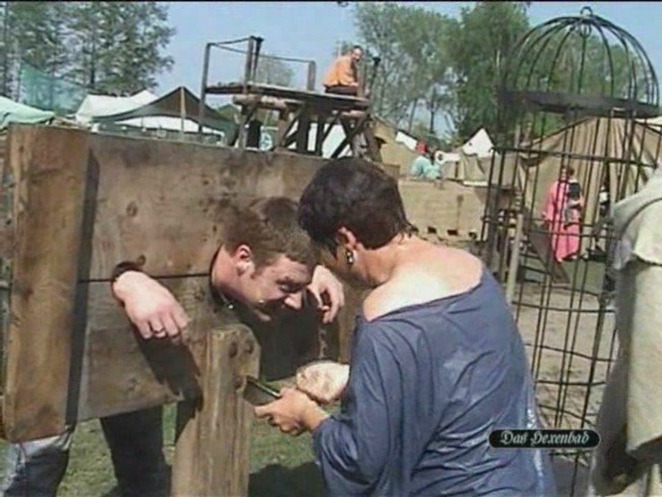 Wasserprobe und pranger