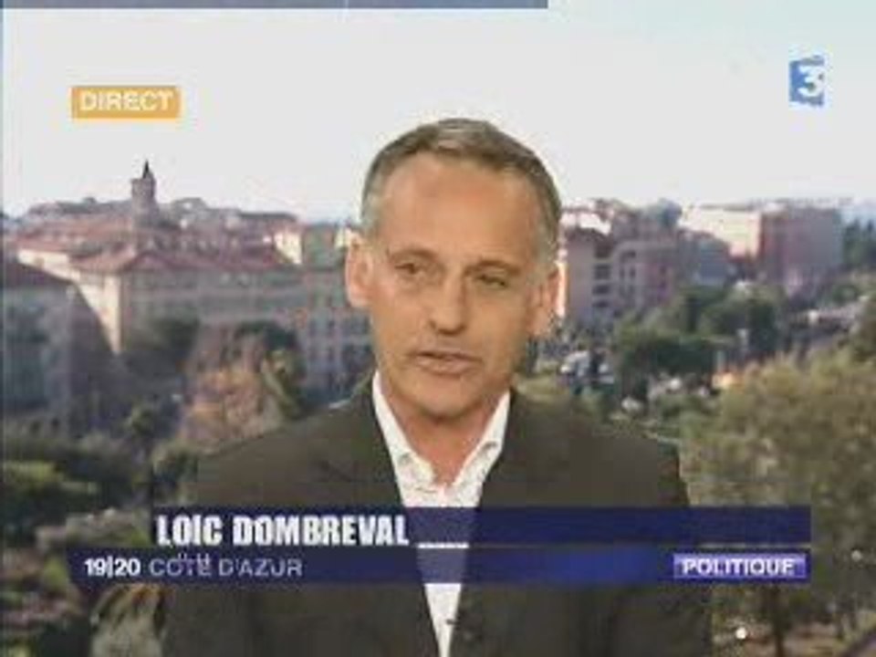 Loïc Dombreval JT de F3 du 18/05/09 - Elections Européennes
