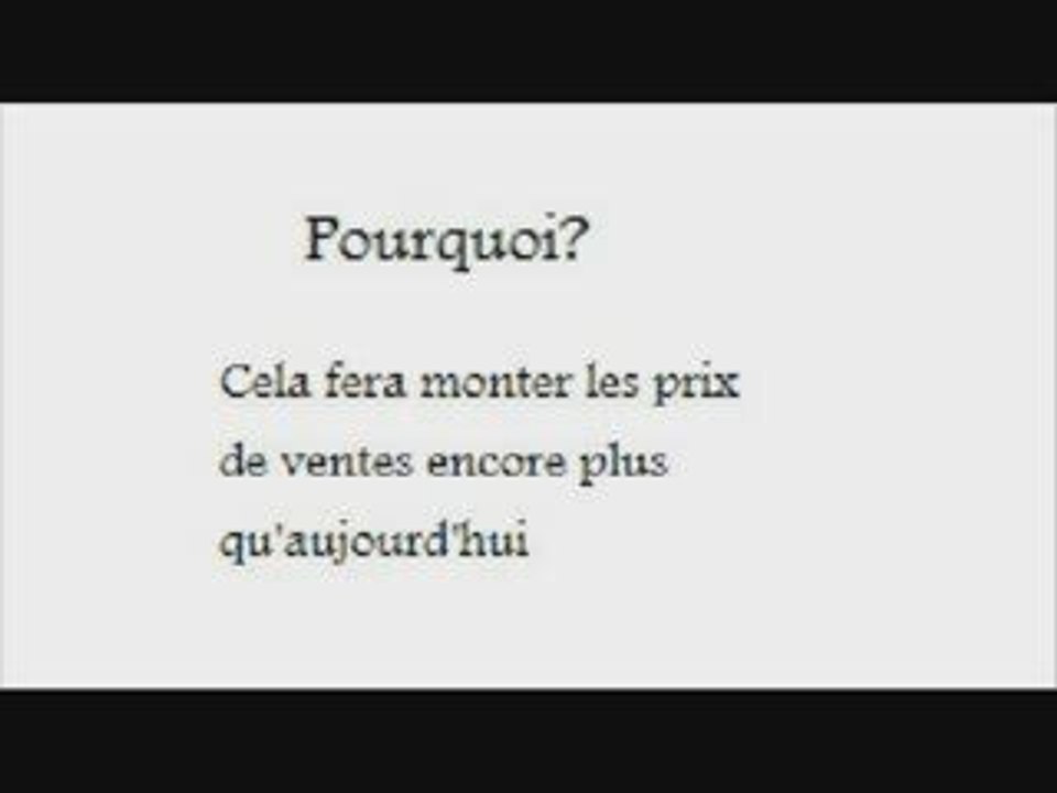 Plus de pétrole plus d'espace