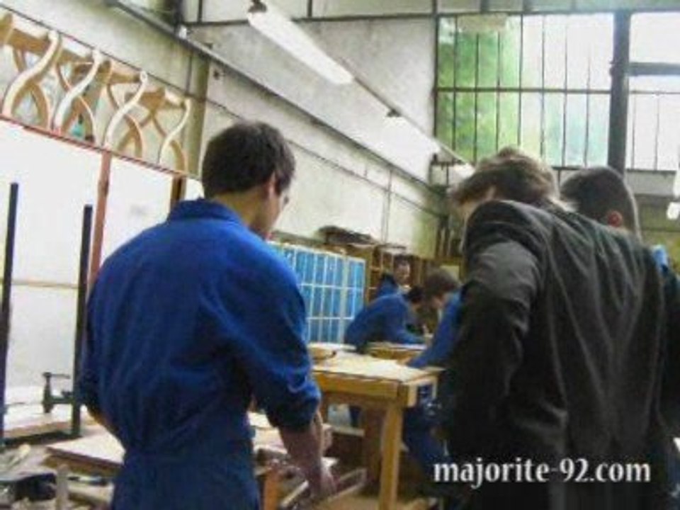 Visite du lycée Prony à Asnières-sur-Seine