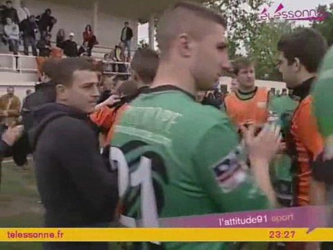 Rugby / Fédérale 3 : Orsay - Val d'Europe (10-14)