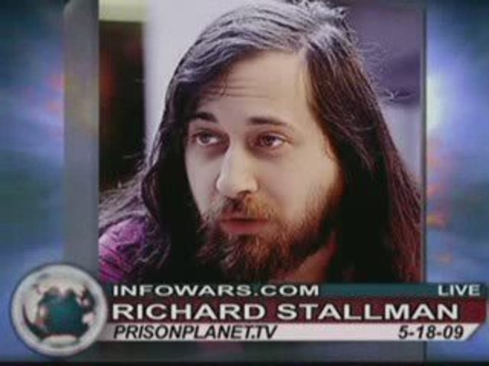 Richard Stallman on Alex Jones 2 of 3