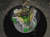 simulation technique en images de synthèse du concasseur  Barmac de Metso