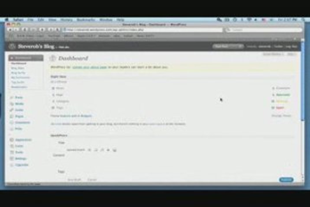 Features of Wordpress 2.7