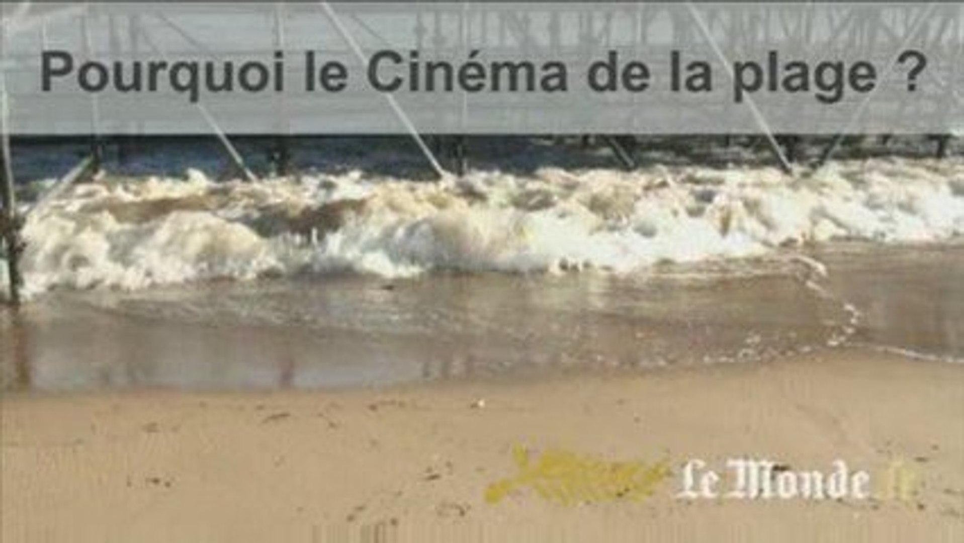 Cannes : un tour au Cinéma de la plage