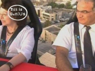 Extreme eating: Dining while hanging from a crane