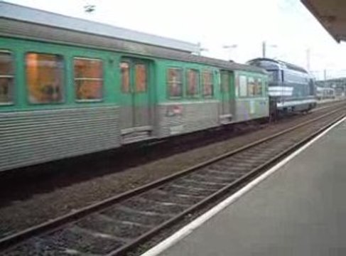 départ de la bb 67587 avec le rio vert picardie