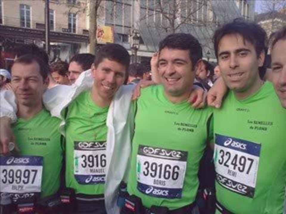 Les Semelles de plomb au marathon de Paris
