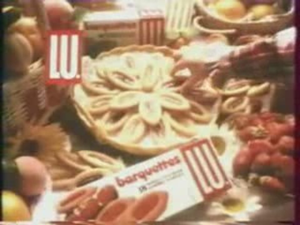 Pub barquettes de LU 80's