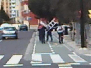 Video Denuncia - Carril bici de Zaragoza