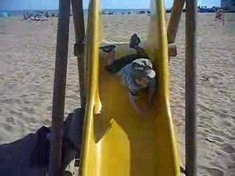 je descends du toboggan (bb val)