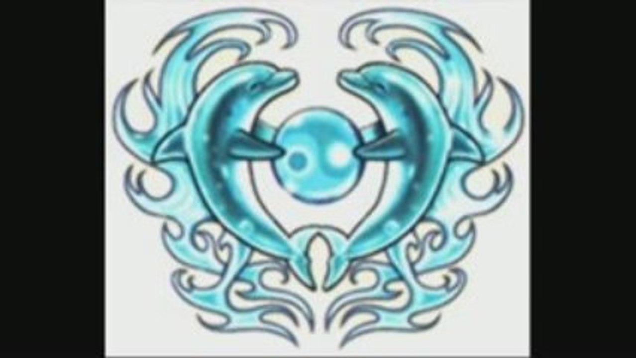 Rare Tattoo Flashes - Koi Fish Dolphin Shark Tattoos