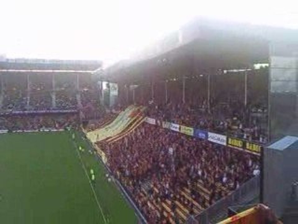 lens stade bollaert ambiance d'un match