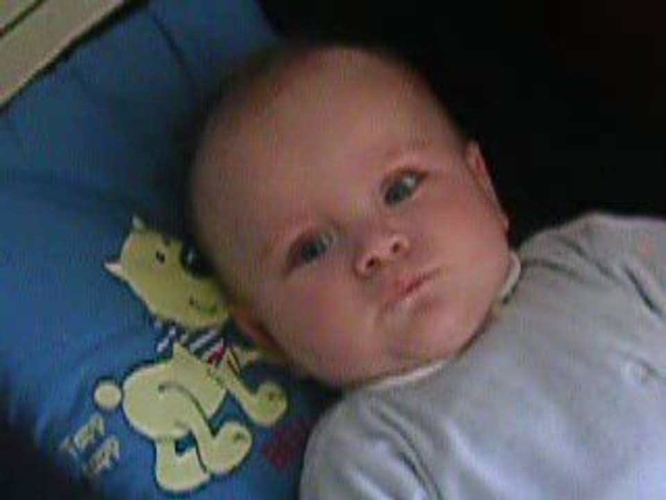 Jules et Corentin au moment du dîner