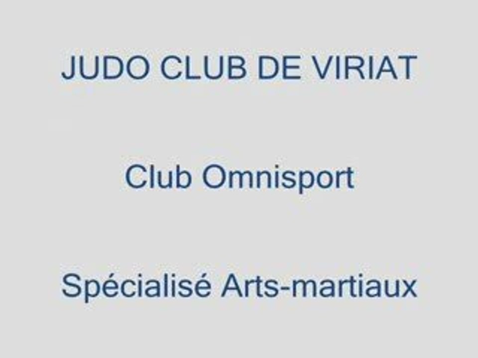 JUDO CLUB VIRIAT Saison 2009/2010