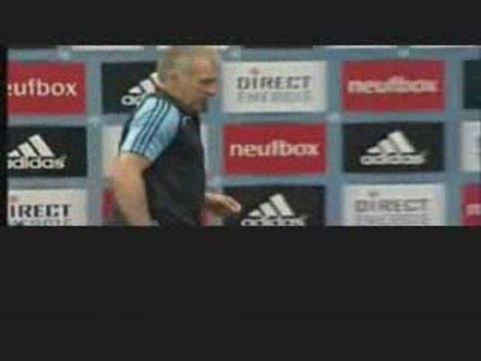 Gerets énervé contre un journaliste