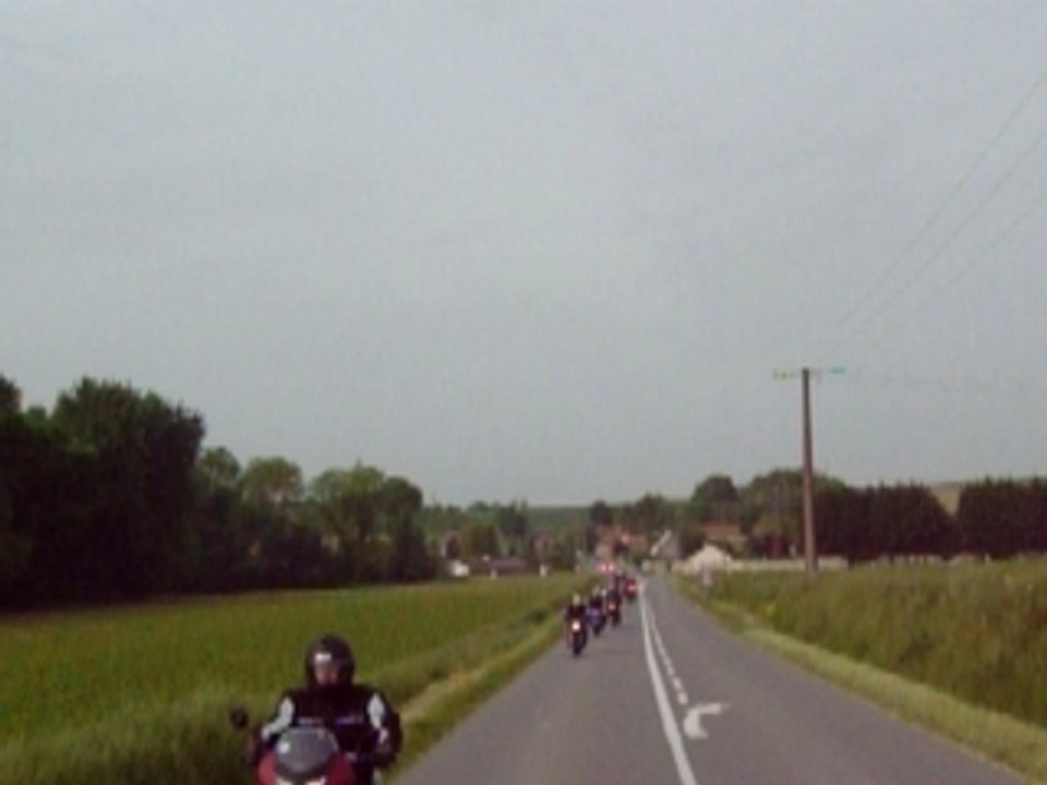 Ballade/Rassemblement motards n°2 à Vermand le 21/05/2009