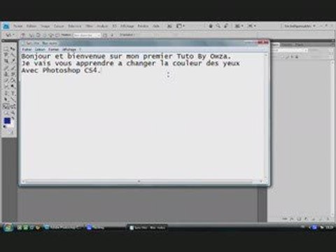 Tuto changer couleur des yeux sur photo shop CS4