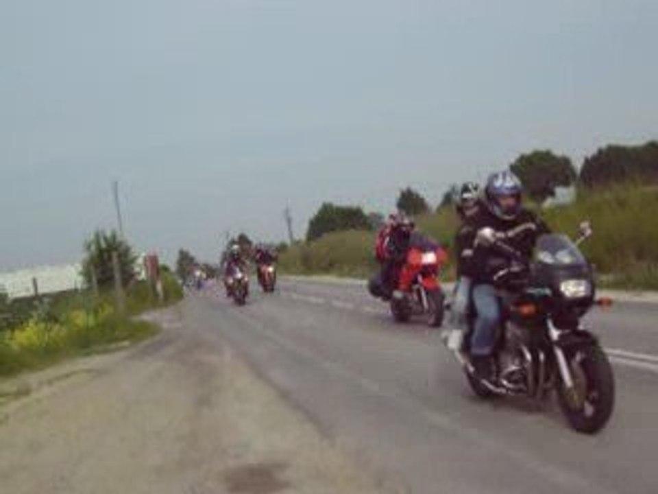 ballade/rassemblement Moto a vermand le 21/05/2009