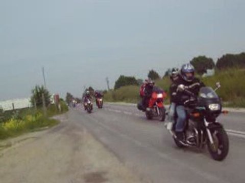 ballade/rassemblement Moto a vermand le 21/05/2009