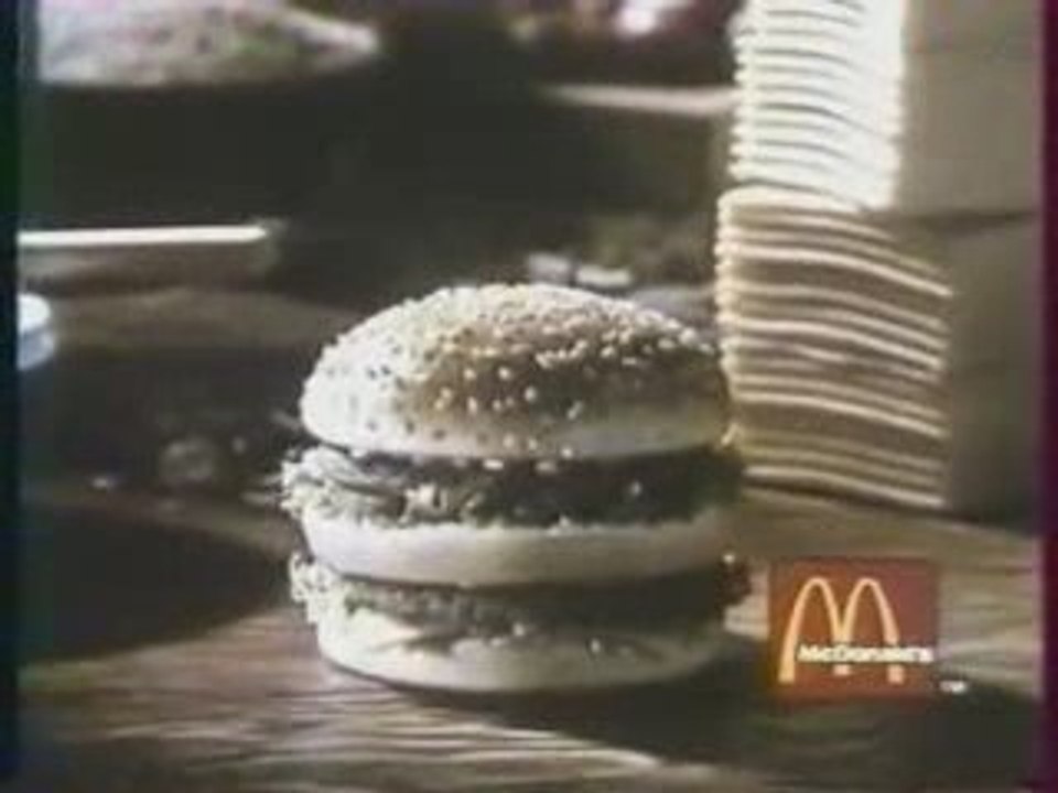 Pub Big Mac Mc Donald 80's