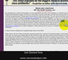 Resveratrol Pro ResV Pro -- What To Expect With ReV Pro T...