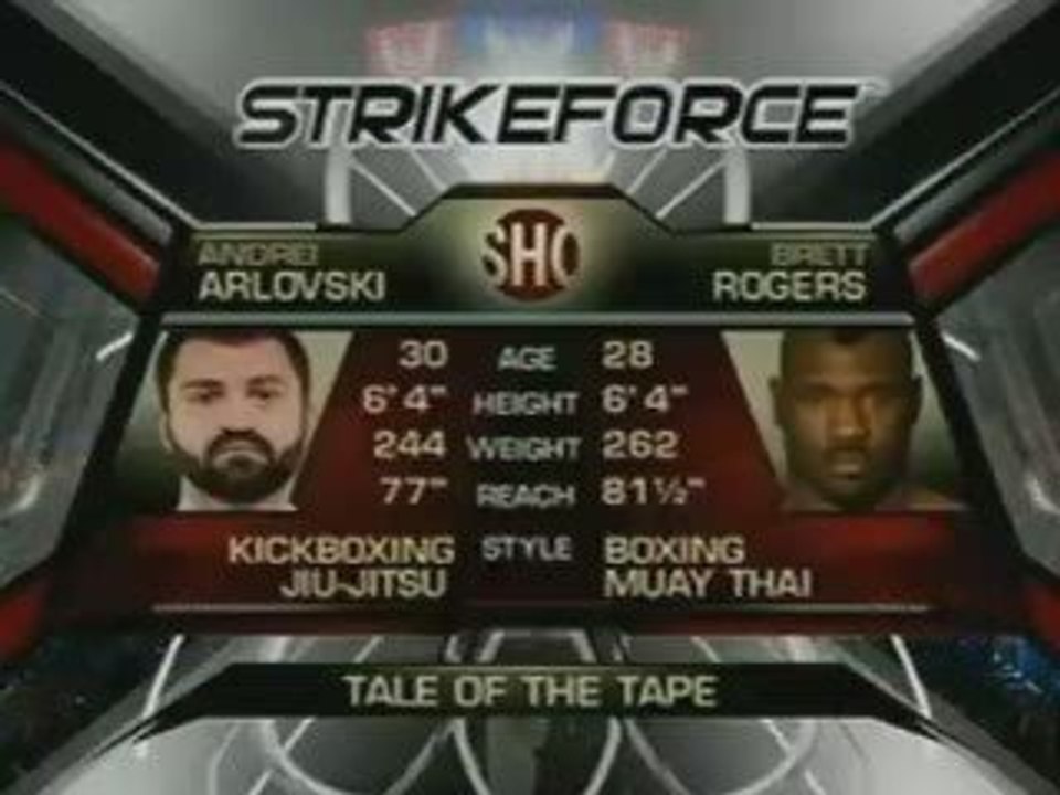 Strikeforce Andrei Arlovski vs Brett Rogers Fight