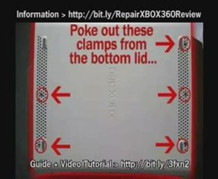 XBOX 360 Repair Service And Video Tutorial Step By Step