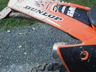 Ma KTM apré une balade