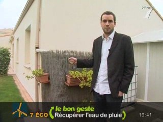 Le bon geste : Collecter l'eau de pluie