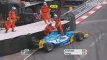 GP2 Monaco 2009 feature race Pancistici crashes