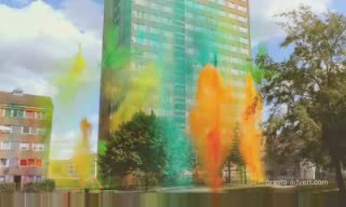 Pub Sony Bravia "Paint"