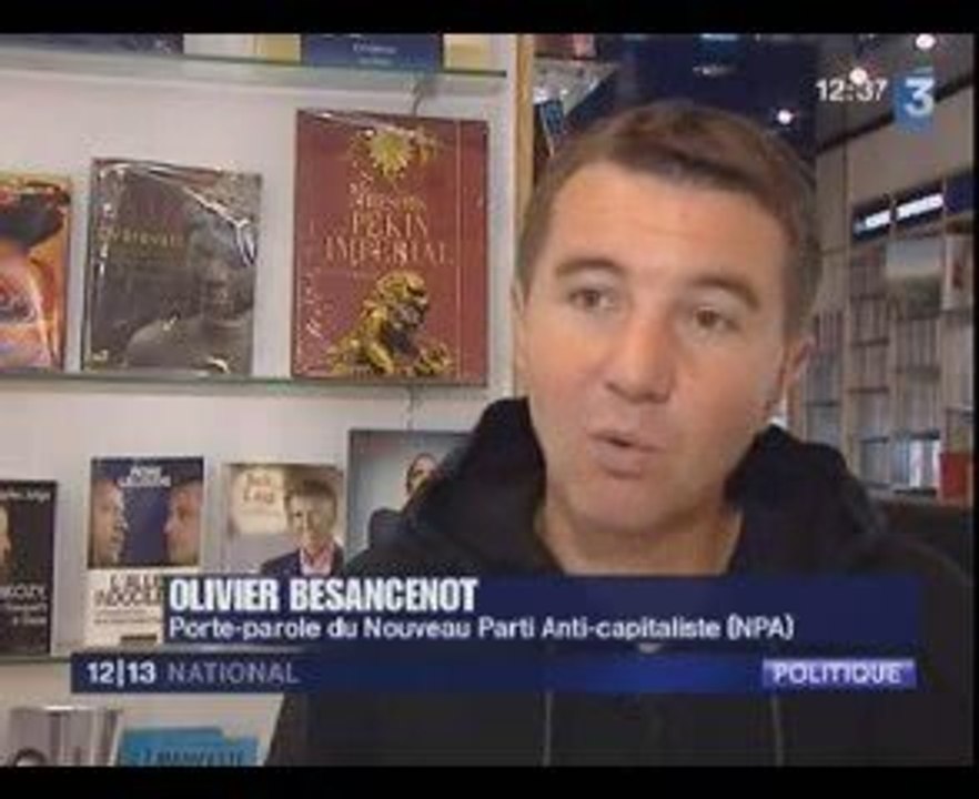 BESANCENOT, LE BOUFFON DE SARKOZY