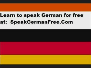Learn to Speak German for free