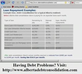 Alberta Debt Consolidation
