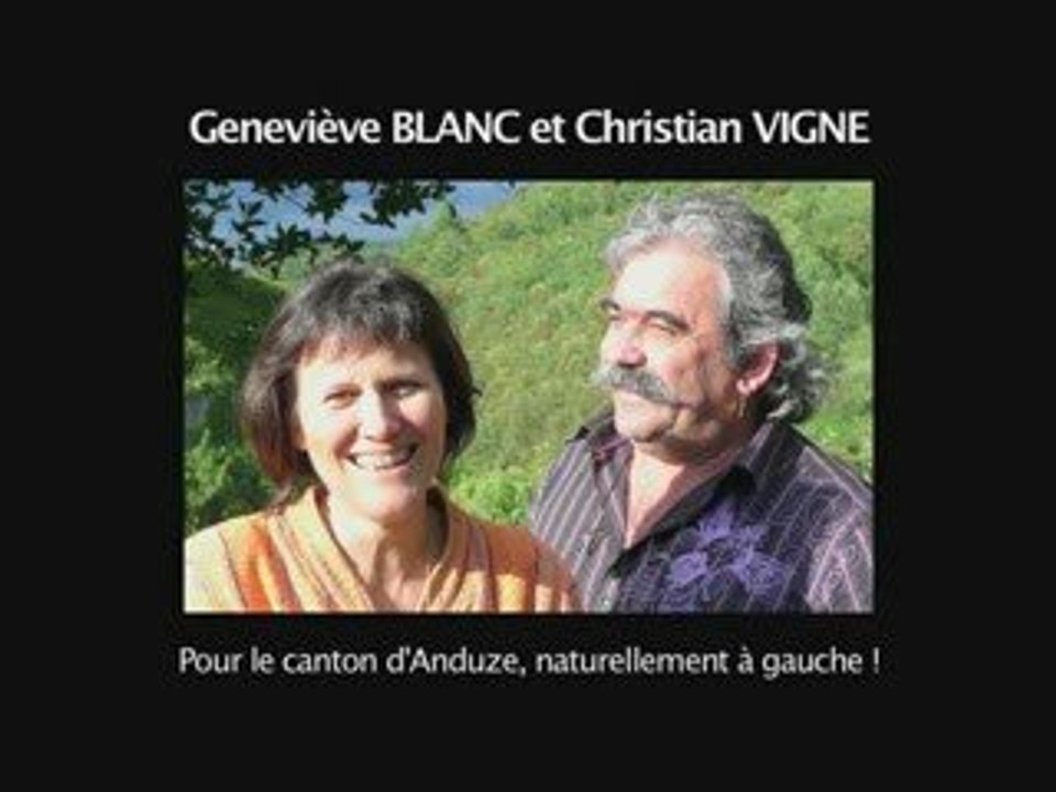 Anduze, pour un canton naturellement a gauche