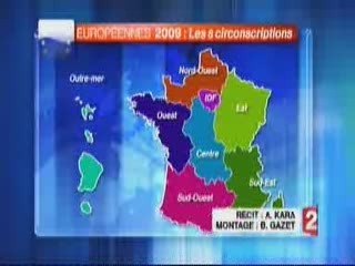 Europeenes 2009 circonscriptions