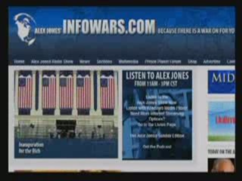 The Alex Jones Show LIVE - January 20th 2009 - Part 9 of 24